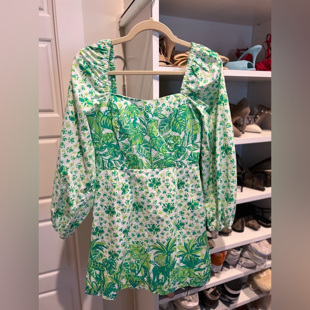 Lilly Pulitzer Esteli Romper sz 0 - Picture 4 of 5